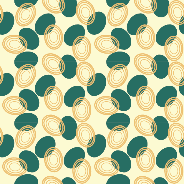 Earthy Orbits an Abstract Pattern © 2026 Sally K for UndaMeta
