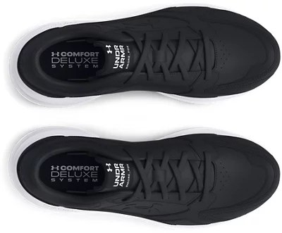 Under Armour Men’s UA Edge Leather Training Shoes (Gravel/Blue Fog/Blackout Navy)