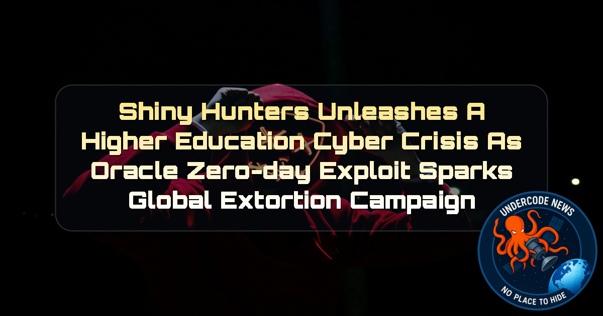 ShinyHunters Unleashes a Higher Education Cyber Crisis as Oracle Zero-Day Exploit Sparks Global Extortion Campaign