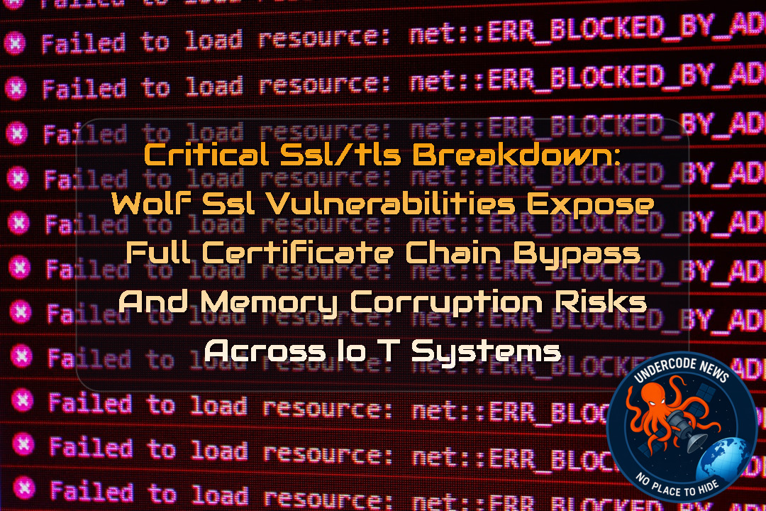 CRITICAL SSL/TLS BREAKDOWN: wolfSSL Vulnerabilities Expose Full Certificate Chain Bypass and Memory Corruption Risks Across IoT Systems + Video