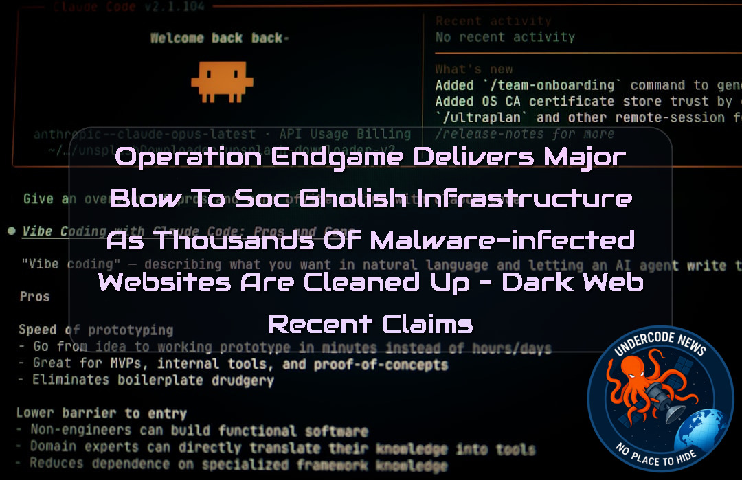 Operation Endgame Delivers Major Blow to SocGholish Infrastructure as Thousands of Malware-Infected Websites Are Cleaned Up – Dark Web Recent Claims + Video