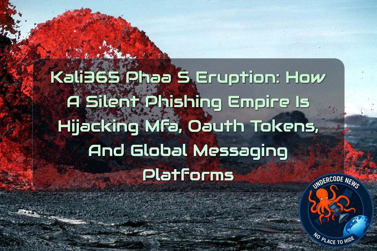 Kali365 PhaaS Eruption: How a Silent Phishing Empire Is Hijacking MFA, OAuth Tokens, and Global Messaging Platforms + Video