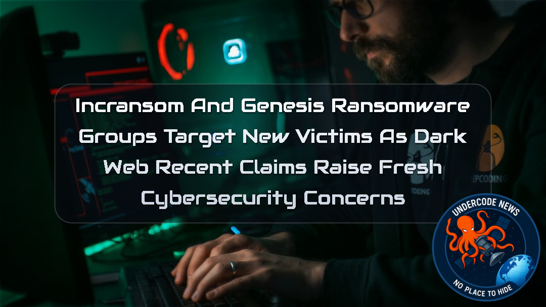 Incransom and Genesis Ransomware Groups Target New Victims as Dark Web Recent Claims Raise Fresh Cybersecurity Concerns + Video