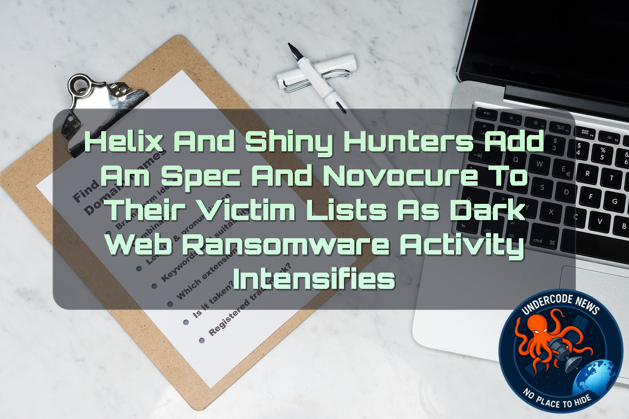 Helix and ShinyHunters Add AmSpec and Novocure to Their Victim Lists as Dark Web Ransomware Activity Intensifies + Video