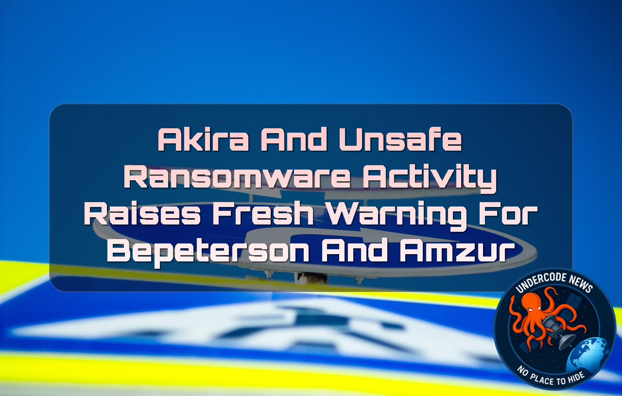 Akira and Unsafe Ransomware Activity Raises Fresh Warning for BEPeterson and Amzur + Video