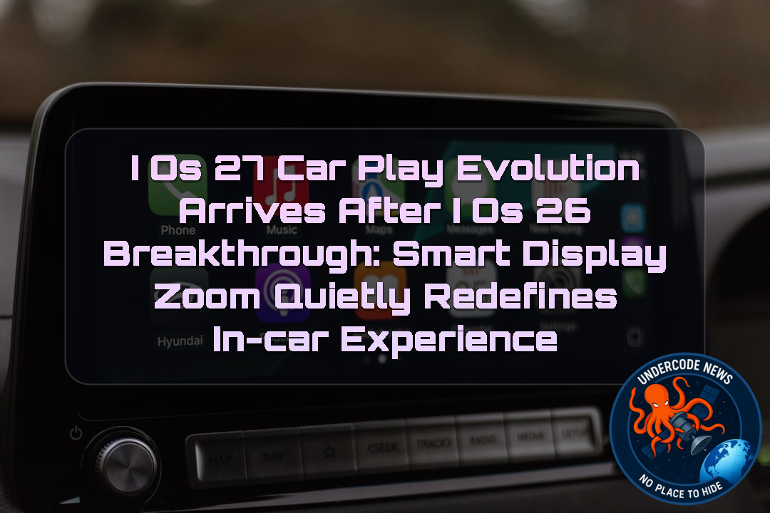 iOS 27 CarPlay Evolution Arrives After iOS 26 Breakthrough: Smart Display Zoom Quietly Redefines In-Car Experience + Video