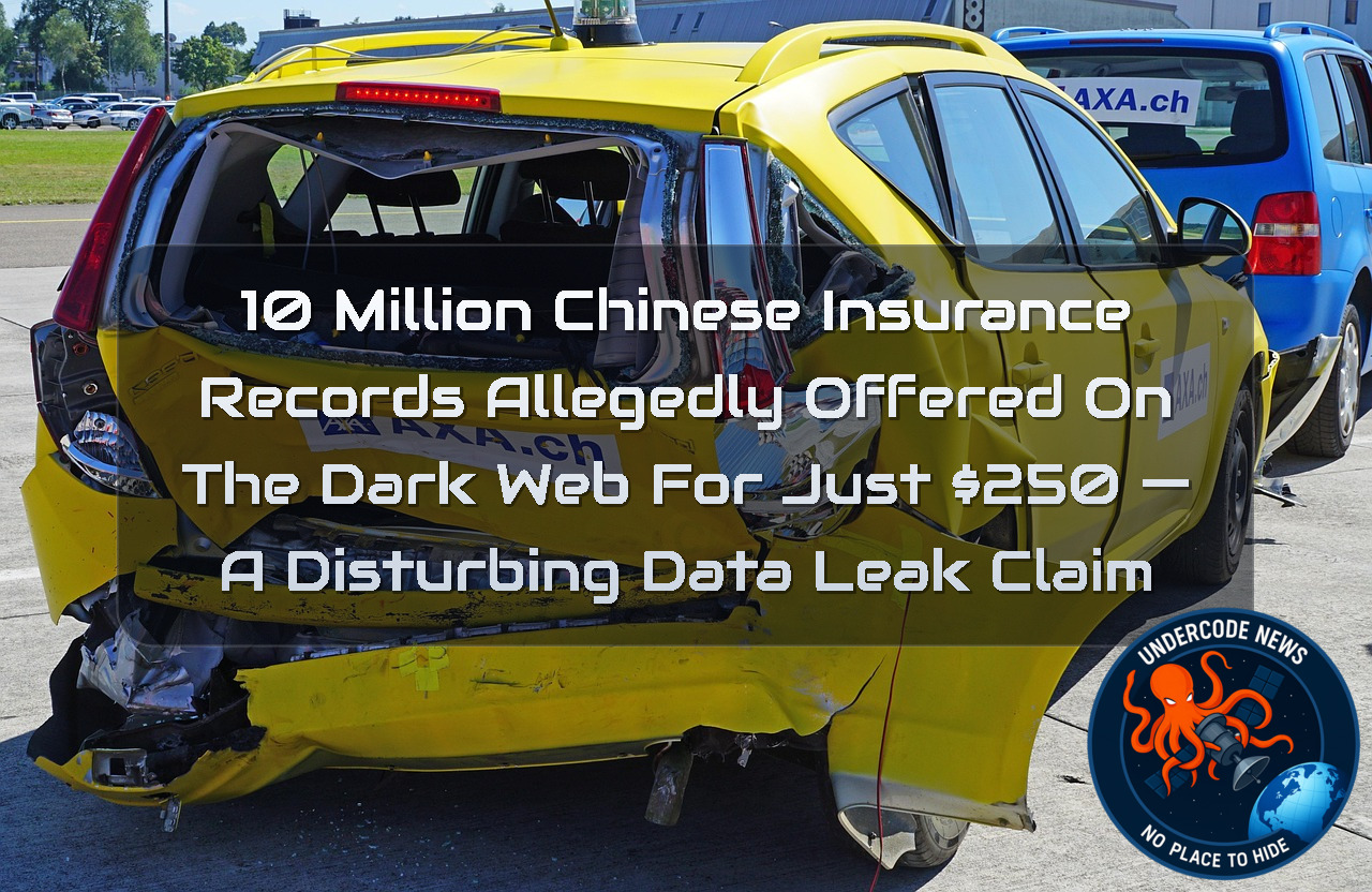 10 Million Chinese Insurance Records Allegedly Offered on the Dark Web for Just 50 — A Disturbing Data Leak Claim + Video