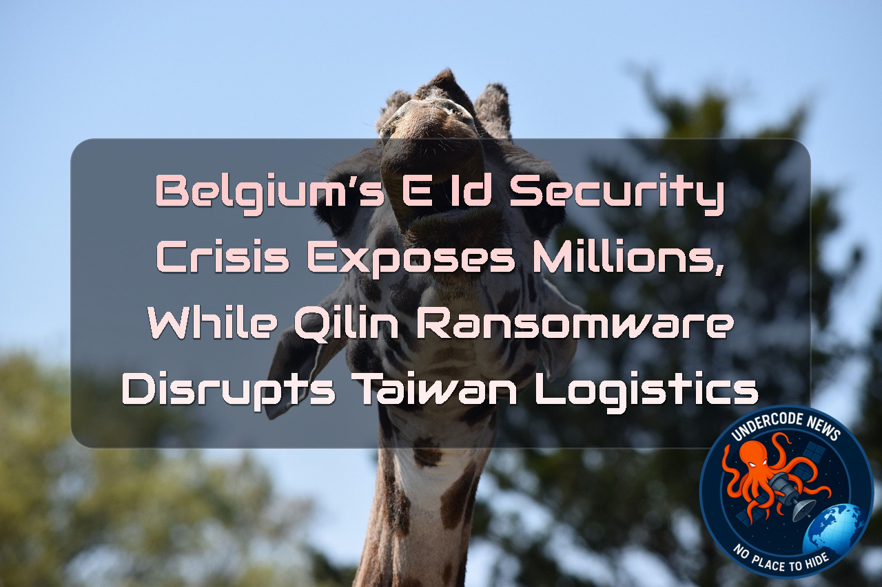 Belgium’s eID Security Crisis Exposes Millions, While Qilin Ransomware Disrupts Taiwan Logistics + Video