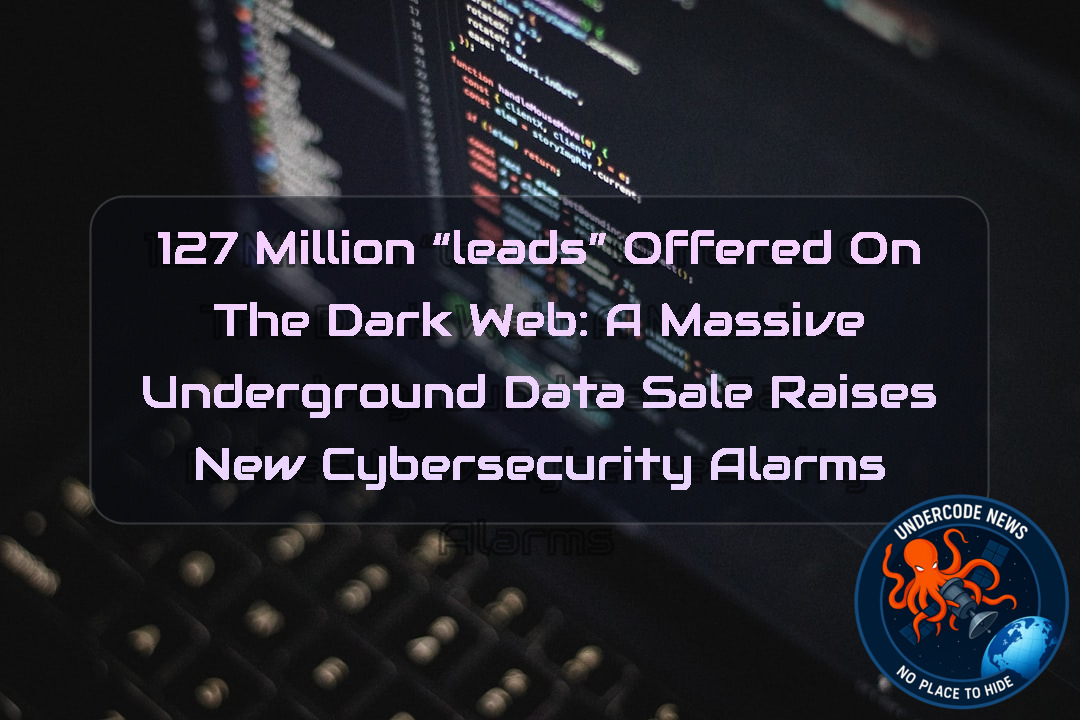 127 Million “Leads” Offered on the Dark Web: A Massive Underground Data Sale Raises New Cybersecurity Alarms