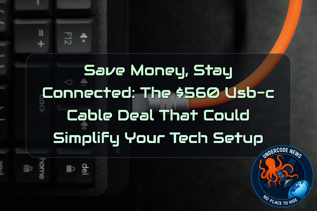 Save Money, Stay Connected: The 60 USB-C Cable Deal That Could Simplify Your Tech Setup + Video