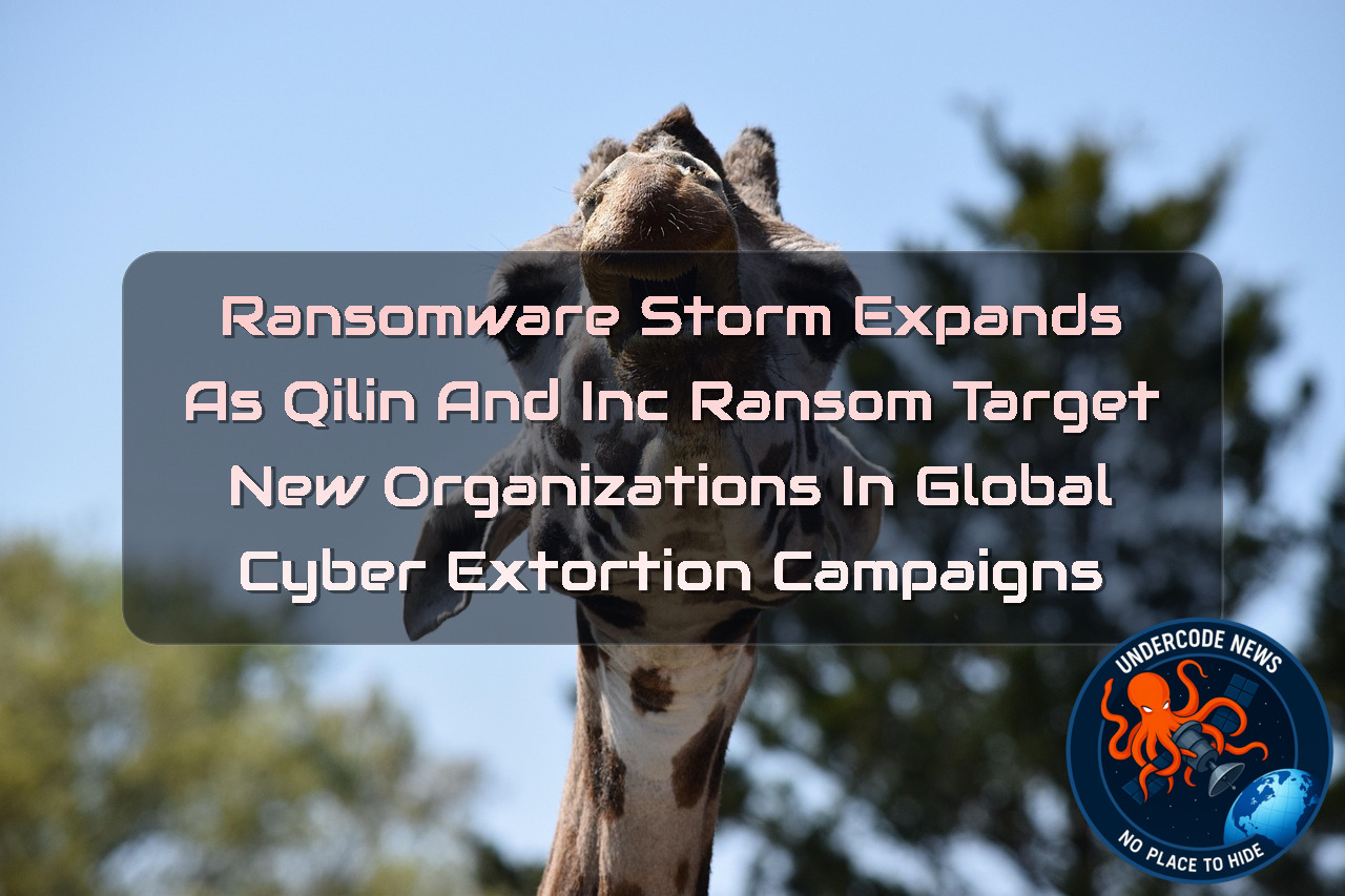Ransomware Storm Expands as Qilin and IncRansom Target New Organizations in Global Cyber Extortion Campaigns + Video