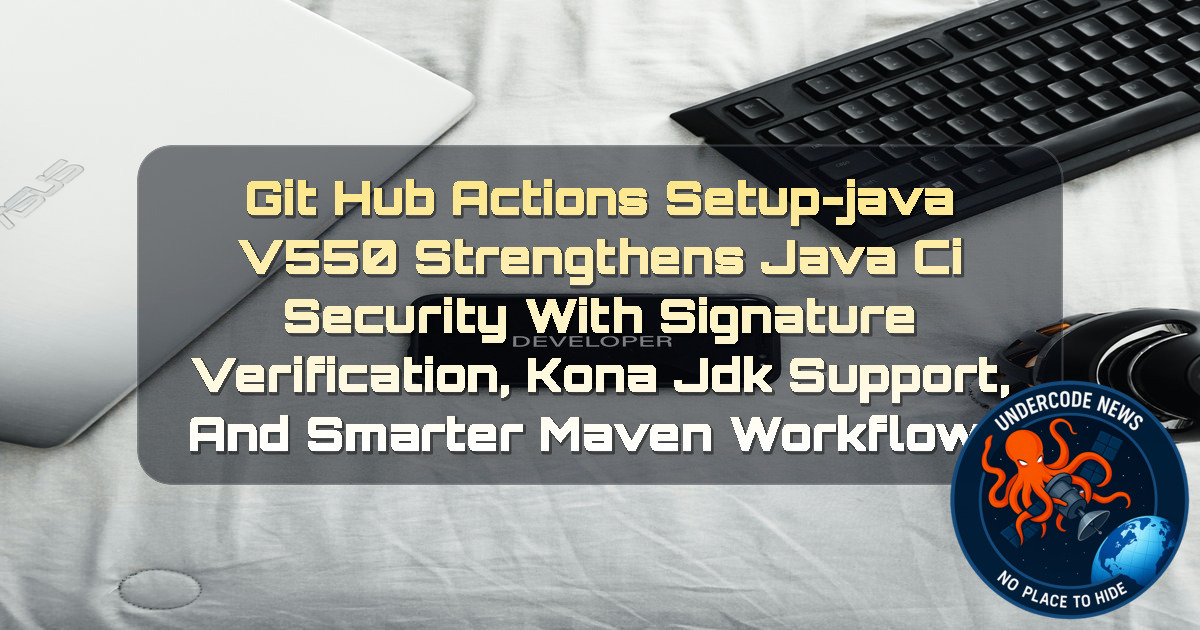 GitHub Actions setup-java v550 Strengthens Java CI Security With Signature Verification, Kona JDK Support, and Smarter Maven Workflows + Video