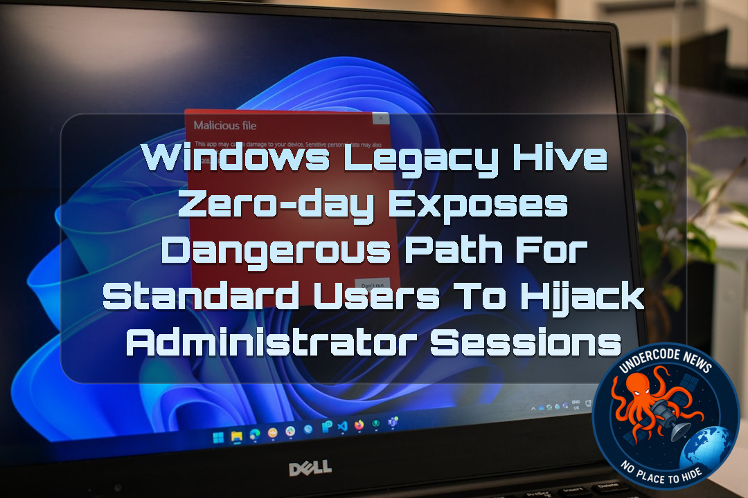 Windows LegacyHive Zero-Day Exposes Dangerous Path for Standard Users to Hijack Administrator Sessions + Video