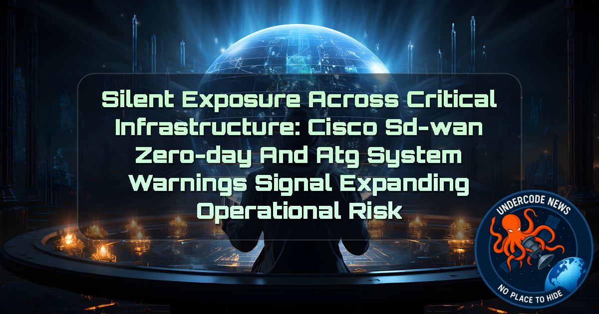 Silent Exposure Across Critical Infrastructure: Cisco SD-WAN Zero-Day and ATG System Warnings Signal Expanding Operational Risk + Video