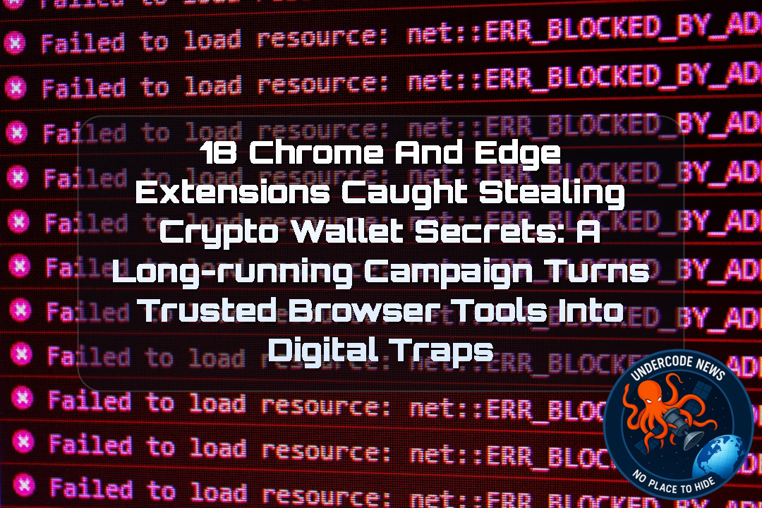 18 Chrome and Edge Extensions Caught Stealing Crypto Wallet Secrets: A Long-Running Campaign Turns Trusted Browser Tools Into Digital Traps + Video