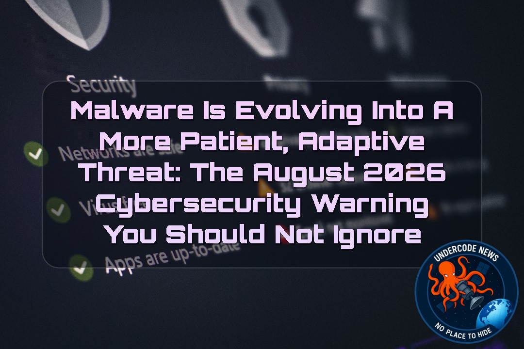 Malware Is Evolving Into a More Patient, Adaptive Threat: The August 2026 Cybersecurity Warning You Should Not Ignore + Video
