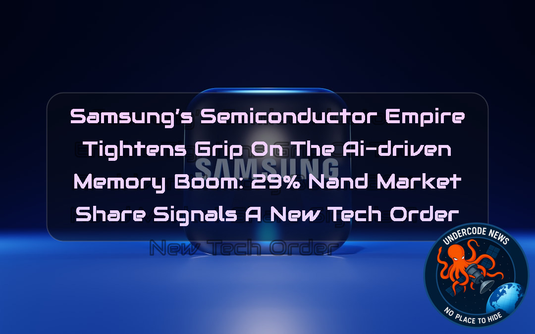 Samsung’s Semiconductor Empire Tightens Grip on the AI-Driven Memory Boom: 29% NAND Market Share Signals a New Tech Order + Video
