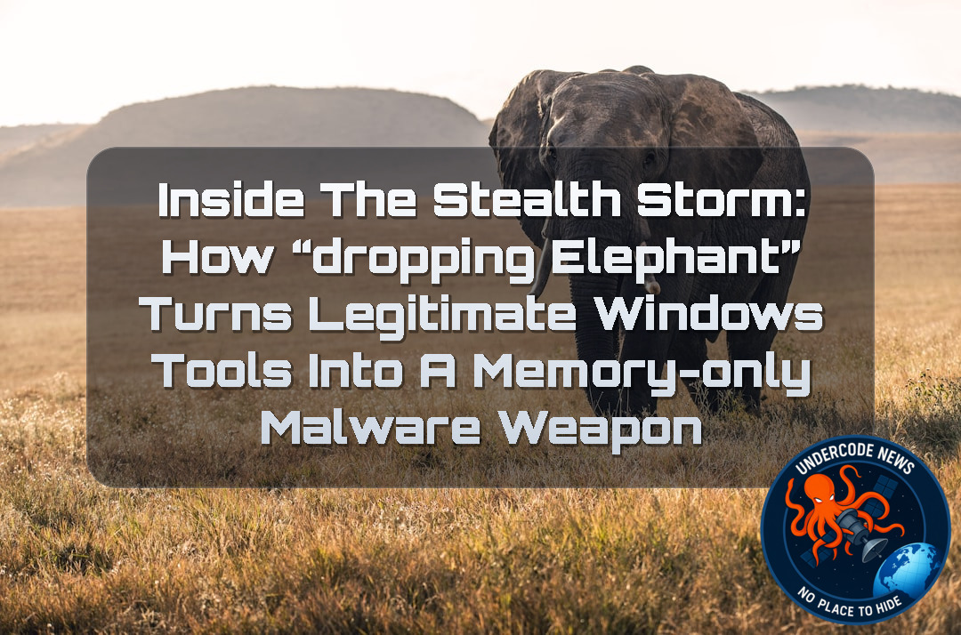 Inside the Stealth Storm: How “Dropping Elephant” Turns Legitimate Windows Tools into a Memory-Only Malware Weapon