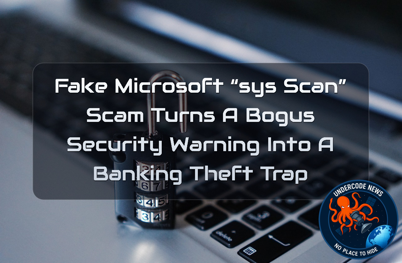 Fake Microsoft “SysScan” Scam Turns a Bogus Security Warning Into a Banking Theft Trap