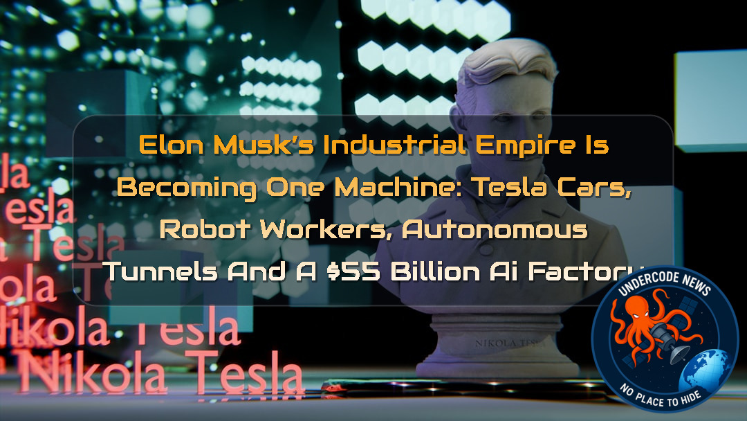 Elon Musk’s Industrial Empire Is Becoming One Machine: Tesla Cars, Robot Workers, Autonomous Tunnels and a 5 Billion AI Factory + Video