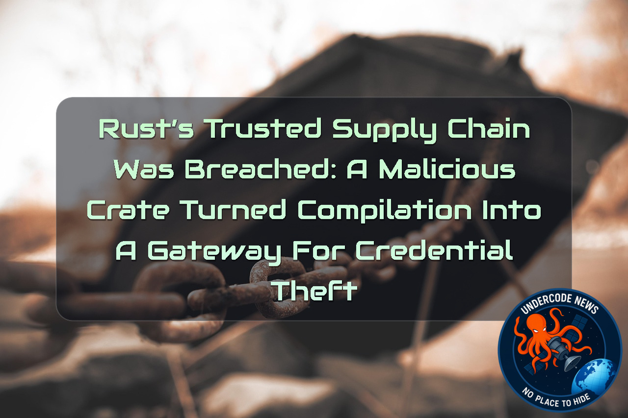 Rust’s Trusted Supply Chain Was Breached: A Malicious Crate Turned Compilation Into a Gateway for Credential Theft
