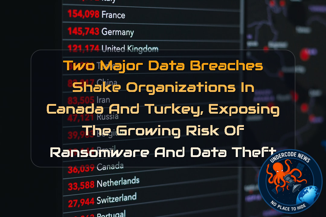 Two Major Data Breaches Shake Organizations in Canada and Turkey, Exposing the Growing Risk of Ransomware and Data Theft + Video