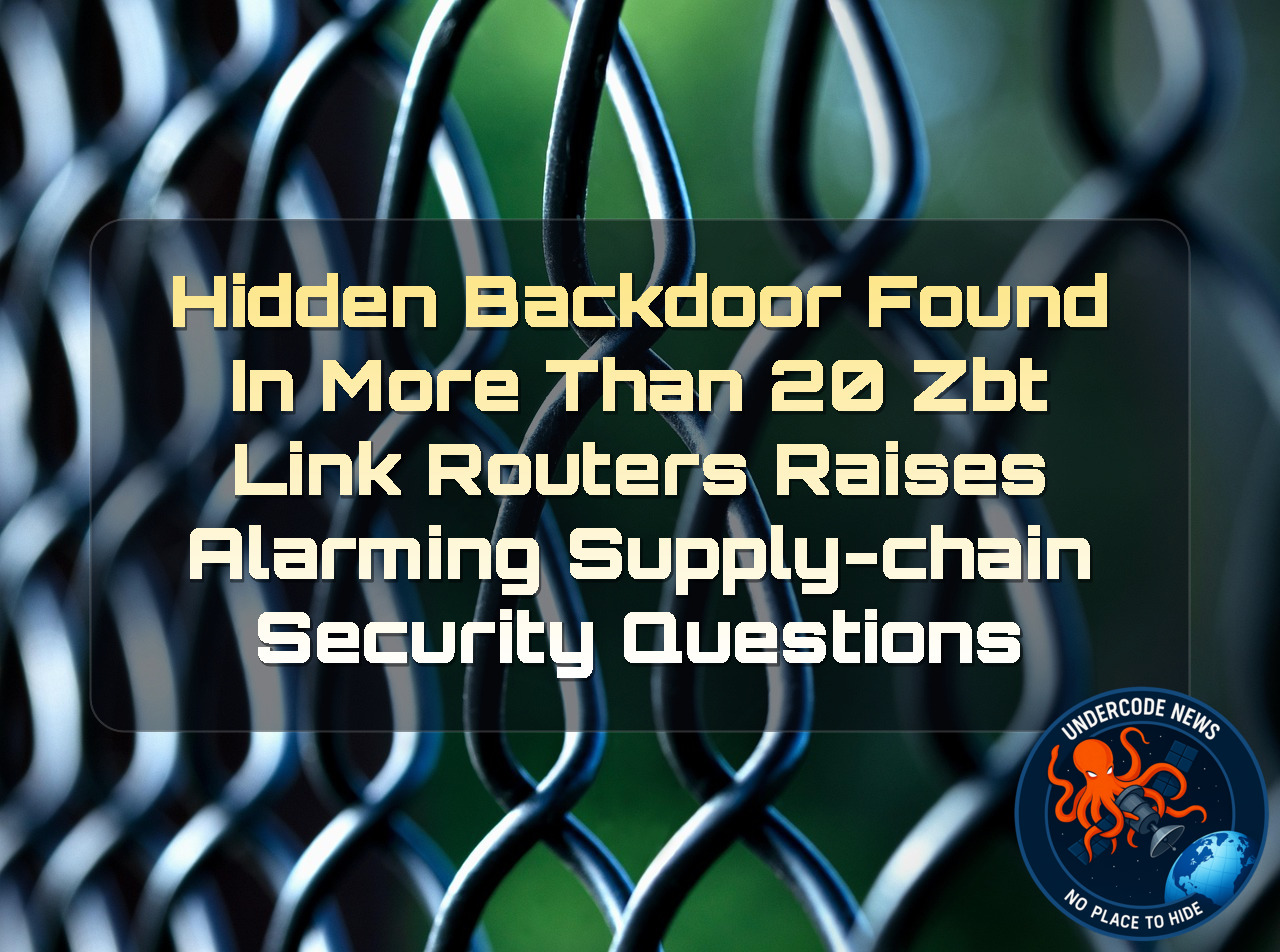 Hidden Backdoor Found in More Than 20 ZBT Link Routers Raises Alarming Supply-Chain Security Questions + Video