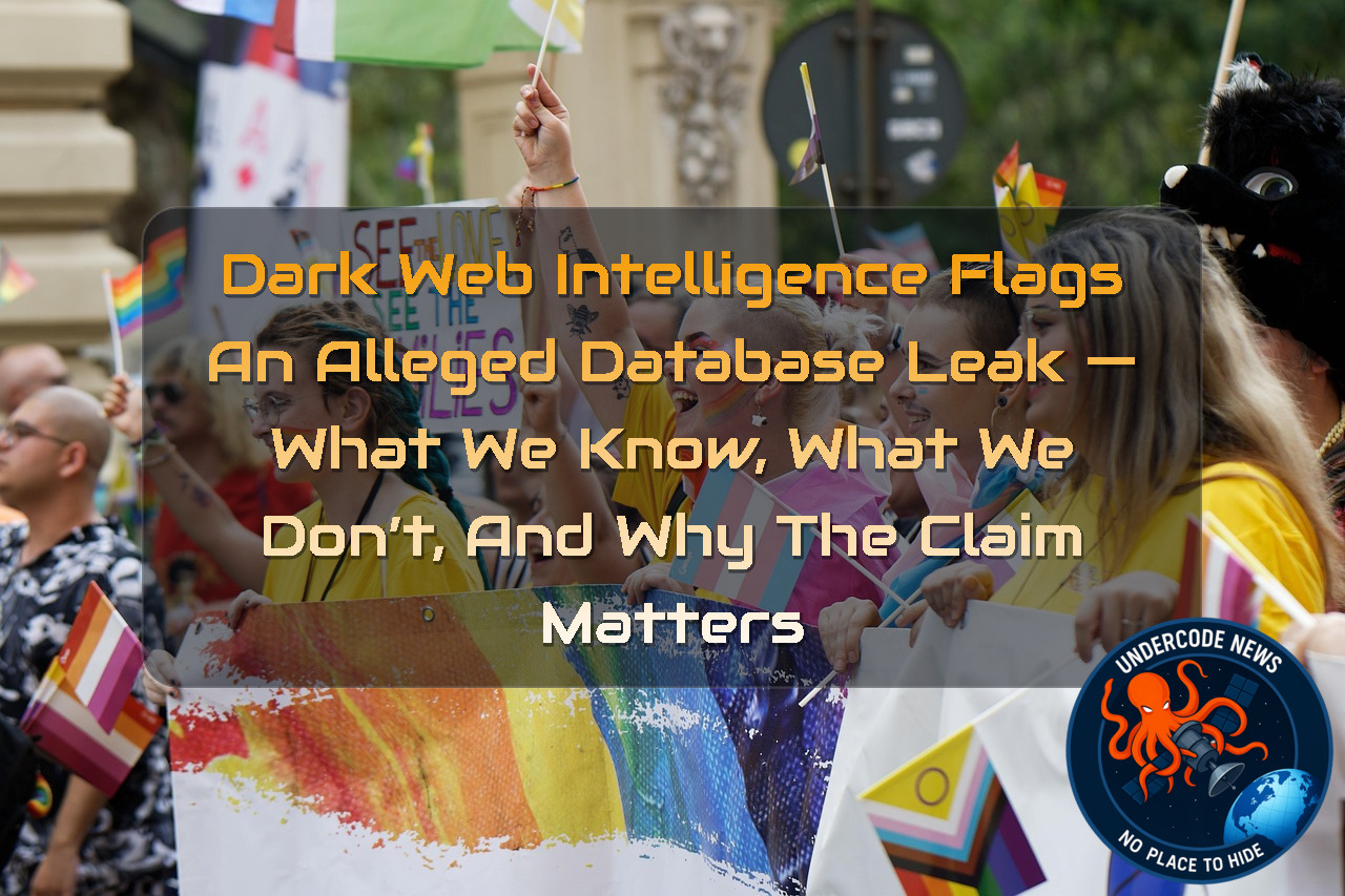 Dark Web Intelligence Flags an Alleged Database Leak — What We Know, What We Don’t, and Why the Claim Matters + Video