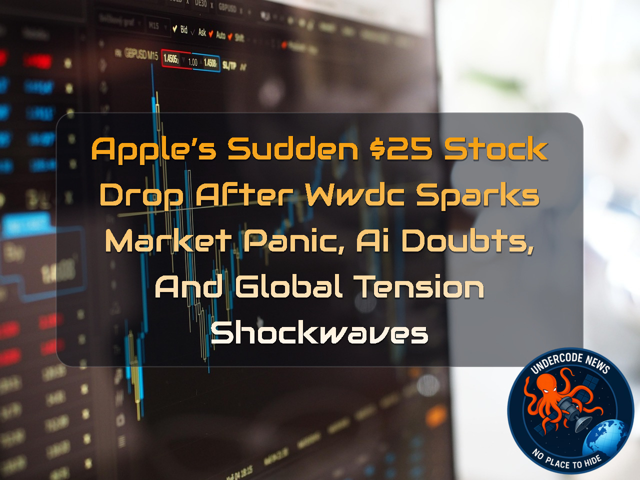 Apple’s Sudden 5 Stock Drop After WWDC Sparks Market Panic, AI Doubts, and Global Tension Shockwaves + Video