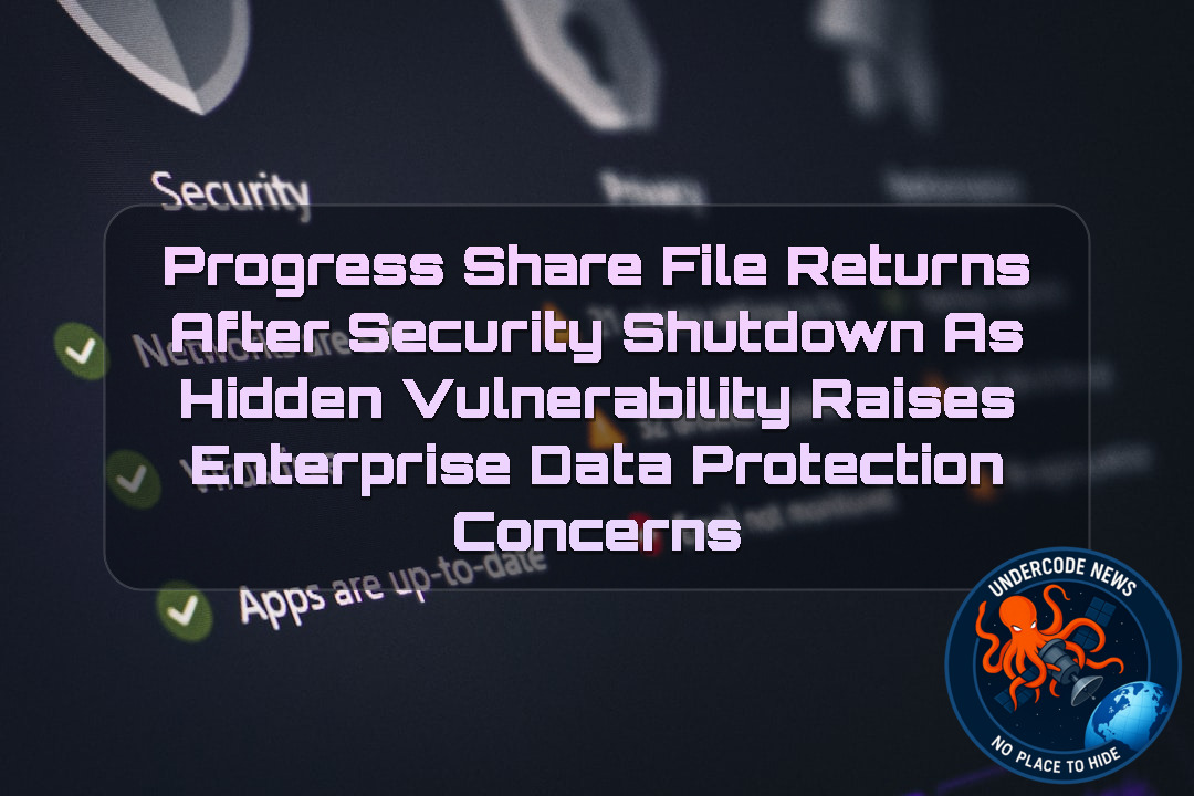 Progress ShareFile Returns After Security Shutdown as Hidden Vulnerability Raises Enterprise Data Protection Concerns + Video