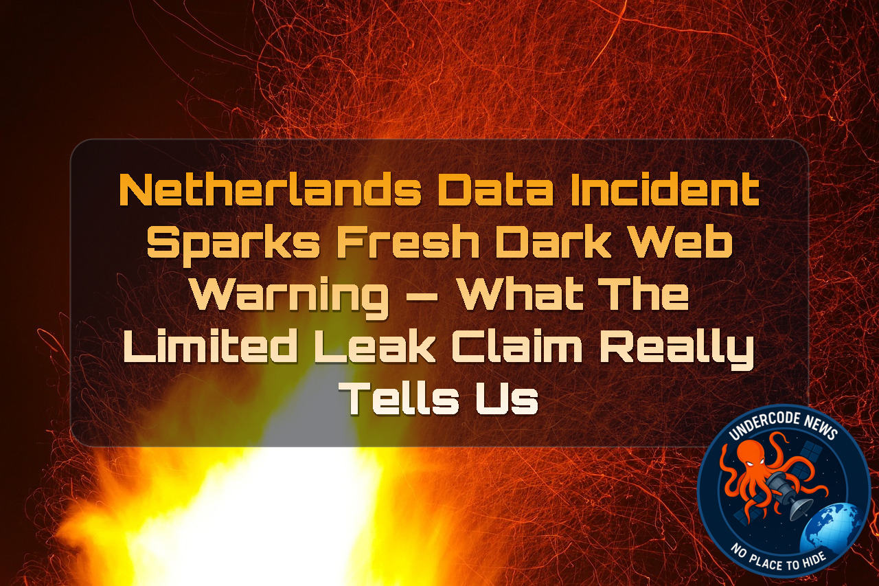 Netherlands Data Incident Sparks Fresh Dark Web Warning — What the Limited Leak Claim Really Tells Us + Video
