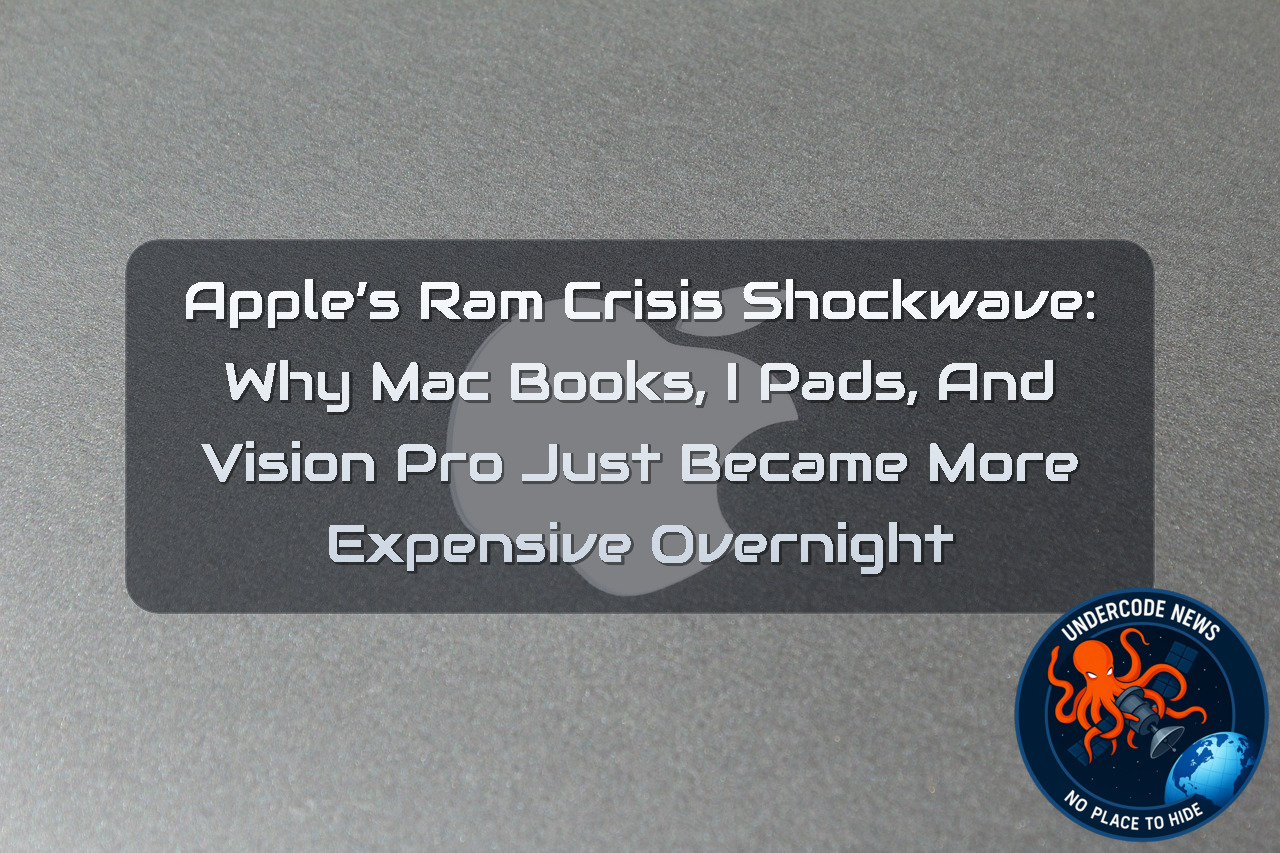 Apple’s RAM Crisis Shockwave: Why MacBooks, iPads, and Vision Pro Just Became More Expensive Overnight + Video