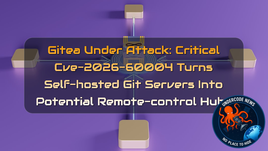 Gitea Under Attack: Critical CVE-2026-60004 Turns Self-Hosted Git Servers Into Potential Remote-Control Hubs