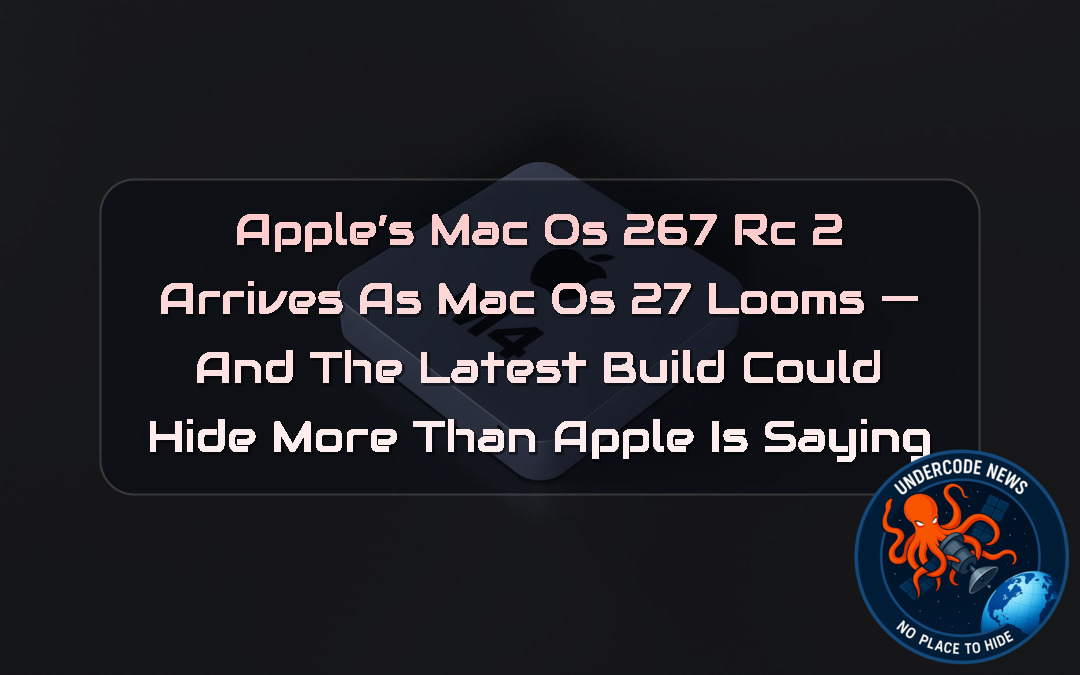 Apple’s macOS 267 RC 2 Arrives as macOS 27 Looms — And the Latest Build Could Hide More Than Apple Is Saying + Video