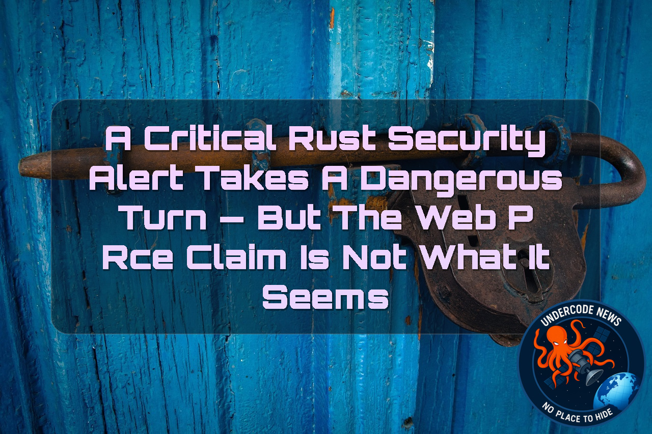 A Critical Rust Security Alert Takes a Dangerous Turn — But the WebP RCE Claim Is Not What It Seems + Video