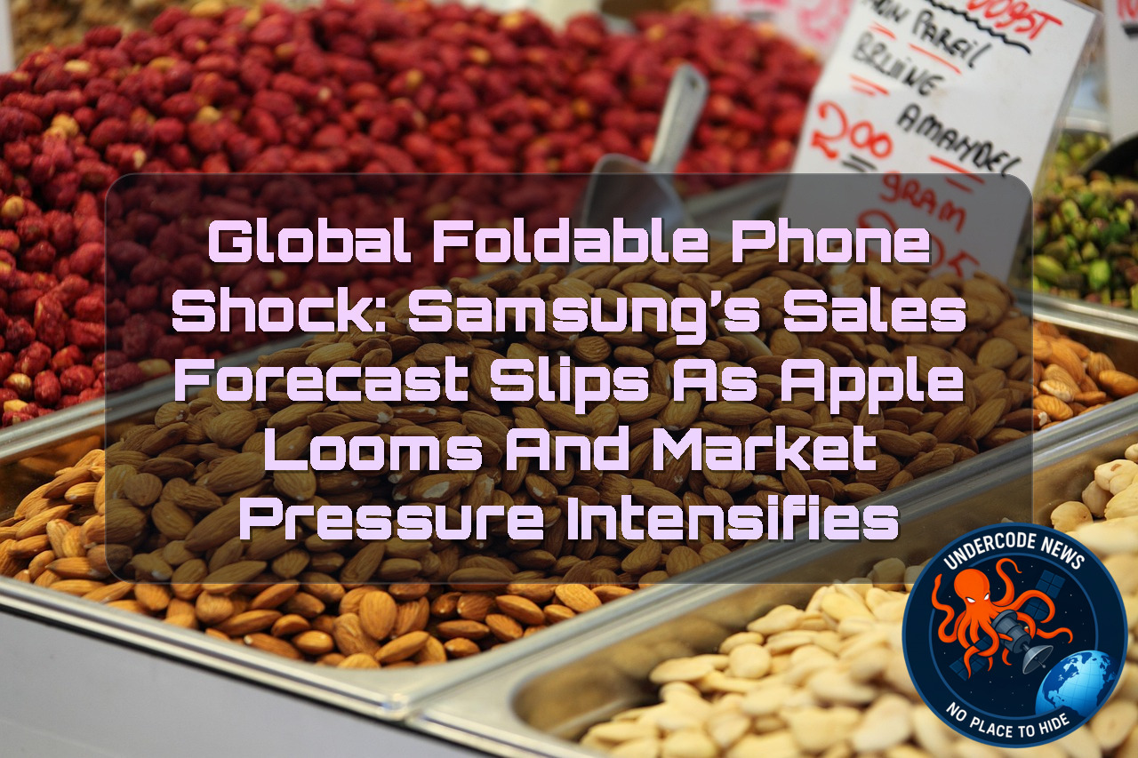 GLOBAL FOLDABLE PHONE SHOCK: SAMSUNG’S SALES FORECAST SLIPS AS APPLE LOOMS AND MARKET PRESSURE INTENSIFIES + Video