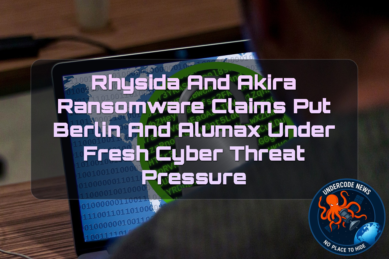 Rhysida and Akira Ransomware Claims Put Berlin and Alumax Under Fresh Cyber Threat Pressure + Video