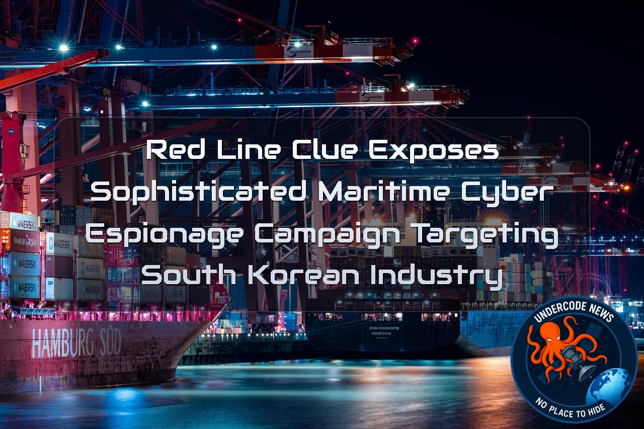 RedLine Clue Exposes Sophisticated Maritime Cyber Espionage Campaign Targeting South Korean Industry + Video