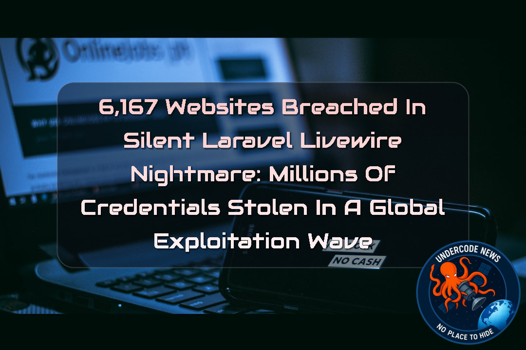 6,167 Websites Breached in Silent Laravel Livewire Nightmare: Millions of Credentials Stolen in a Global Exploitation Wave + Video
