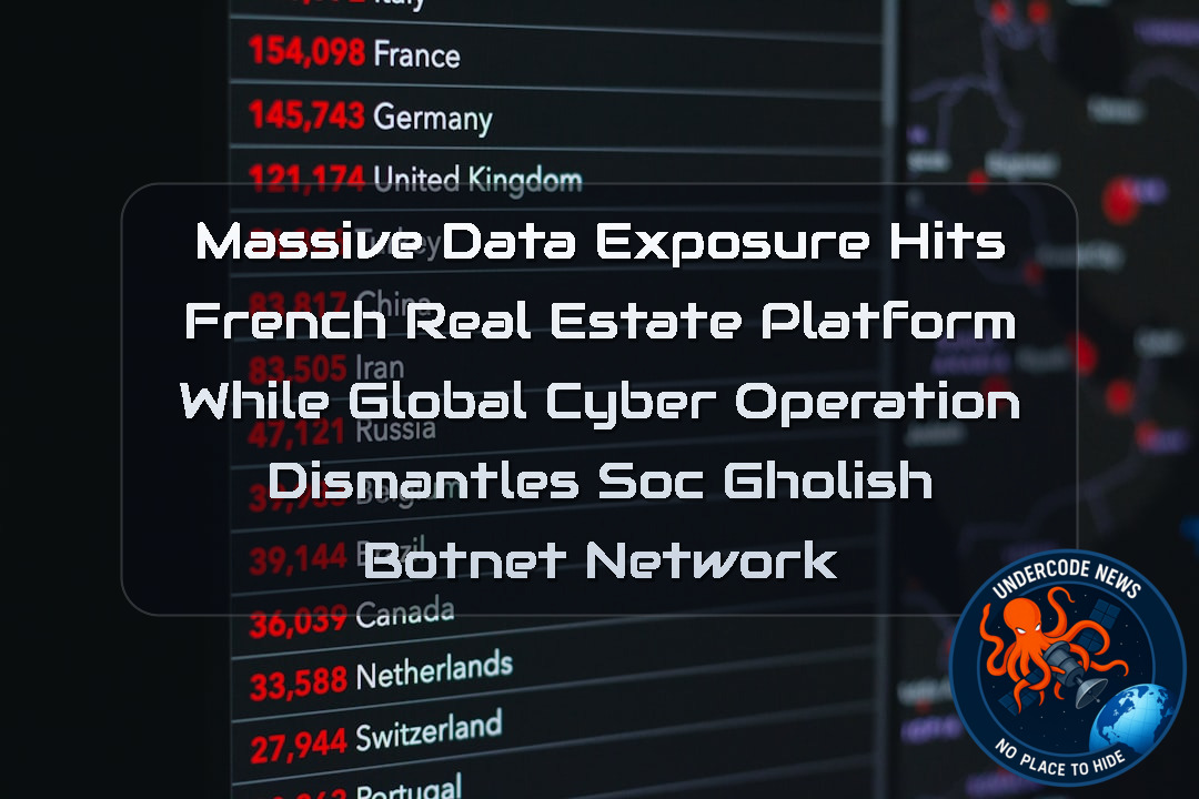 Massive Data Exposure Hits French Real Estate Platform While Global Cyber Operation Dismantles SocGholish Botnet Network + Video