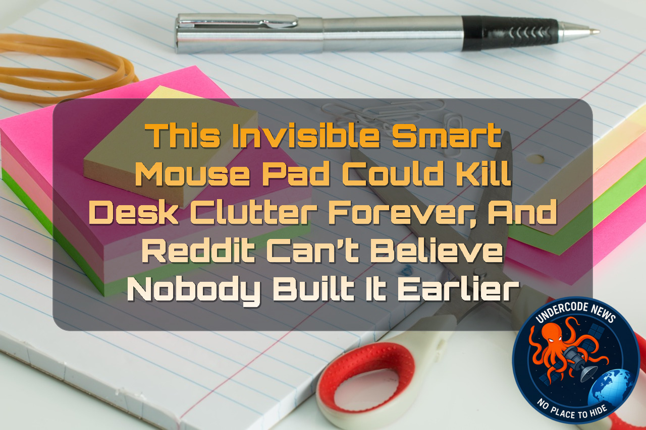 This Invisible Smart Mouse Pad Could Kill Desk Clutter Forever, And Reddit Can’t Believe Nobody Built It Earlier
