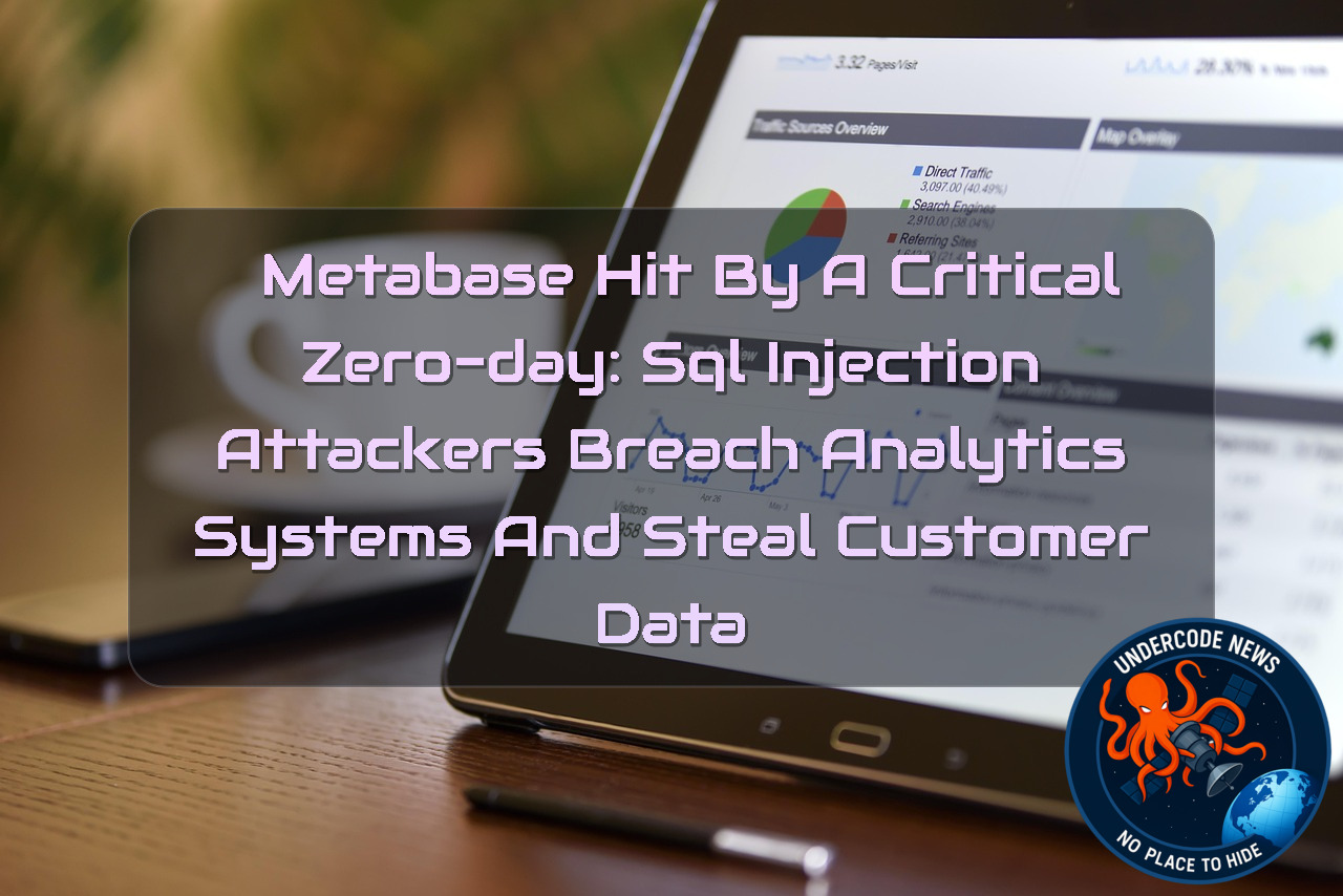� Metabase Hit by a Critical Zero-Day: SQL Injection Attackers Breach Analytics Systems and Steal Customer Data