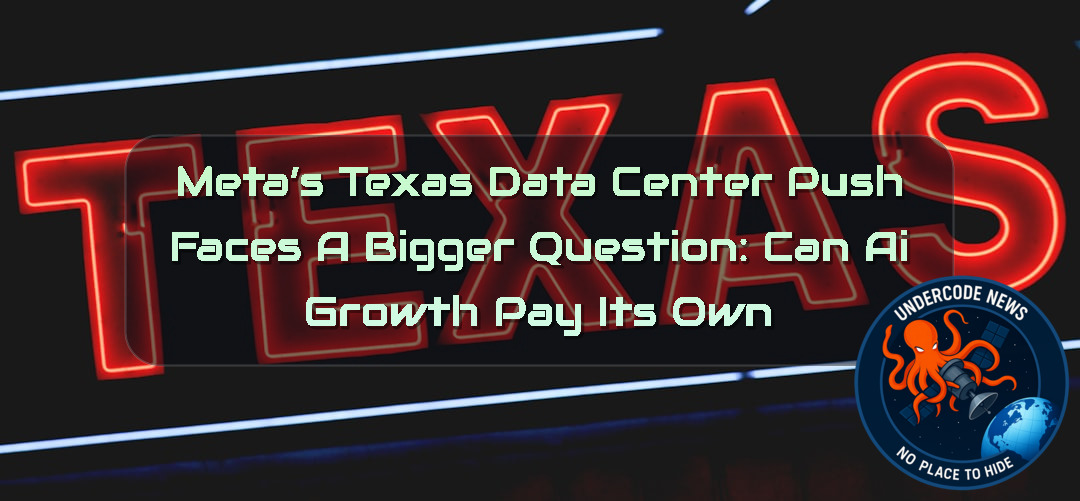 Meta’s Texas Data Center Push Faces a Bigger Question: Can AI Growth Pay Its Own Way? + Video