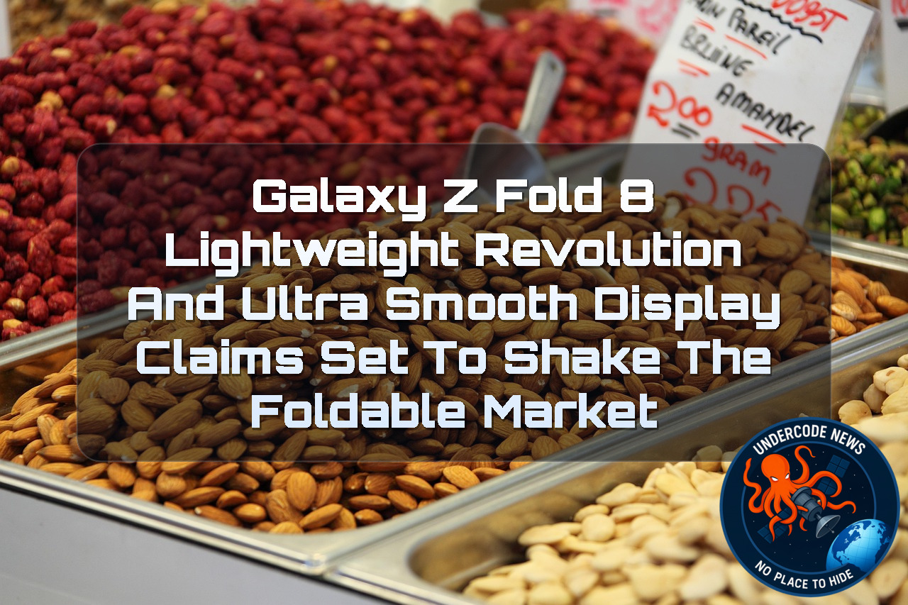 GALAXY Z FOLD 8 LIGHTWEIGHT REVOLUTION AND ULTRA SMOOTH DISPLAY CLAIMS SET TO SHAKE THE FOLDABLE MARKET + Video