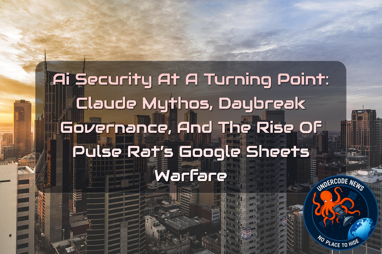 AI Security at a Turning Point: Claude Mythos, Daybreak Governance, and the Rise of PulseRAT’s Google Sheets Warfare + Video