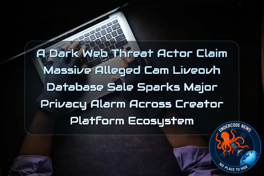 a DarkWeb threat actor Claim Massive Alleged CamLiveovh Database Sale Sparks Major Privacy Alarm Across Creator Platform Ecosystem + Video