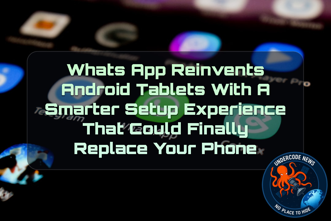 WhatsApp Reinvents Android Tablets With a Smarter Setup Experience That Could Finally Replace Your Phone + Video