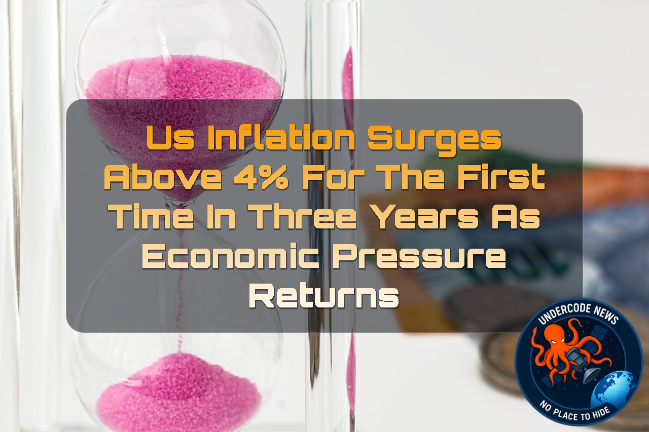 US Inflation Surges Above 4% for the First Time in Three Years as Economic Pressure Returns + Video