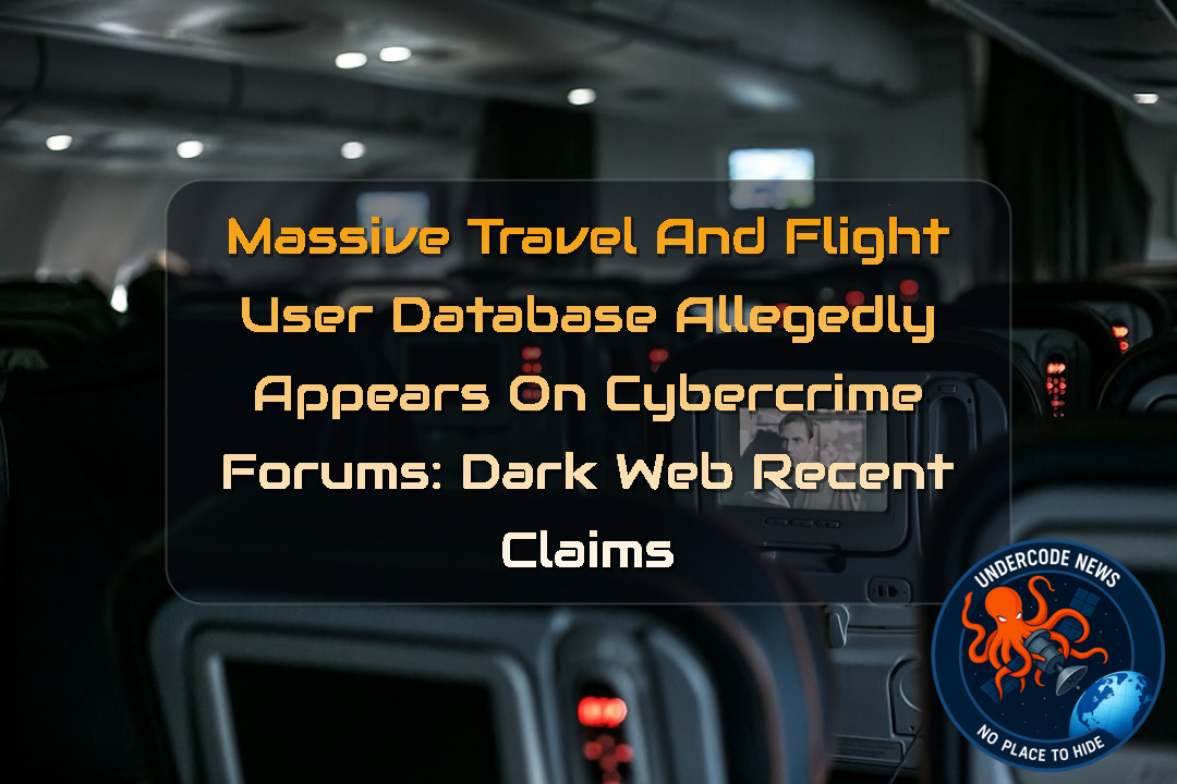 Massive Travel and Flight User Database Allegedly Appears on Cybercrime Forums: Dark Web Recent Claims + Video
