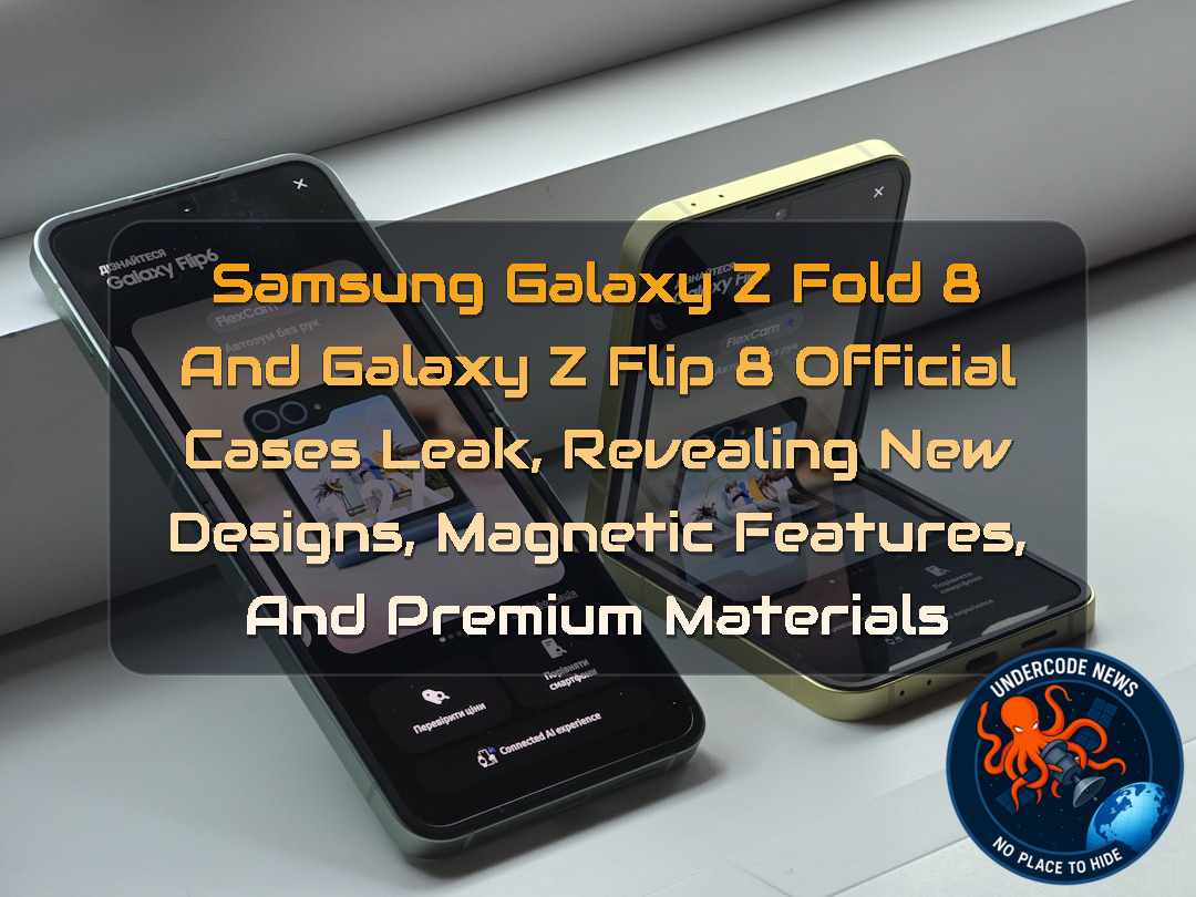 Samsung Galaxy Z Fold 8 and Galaxy Z Flip 8 Official Cases Leak, Revealing New Designs, Magnetic Features, and Premium Materials + Video